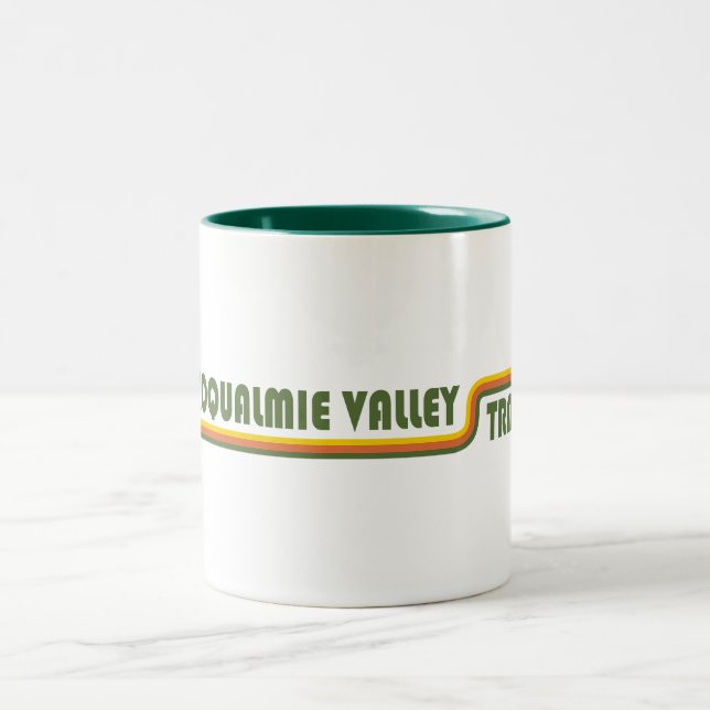 Caneca De Café Em Dois Tons Trilha do Vale de Snoqualmie Estado de Washington (Centro)