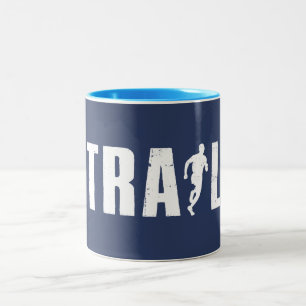 Caneca De Café Em Dois Tons Trilha em execução