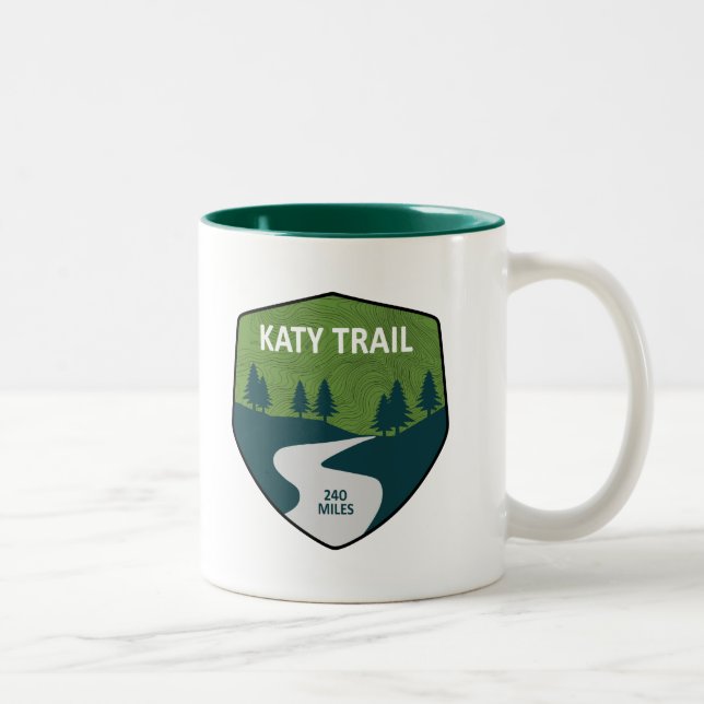 Caneca De Café Em Dois Tons Trilha Katy (Direita)