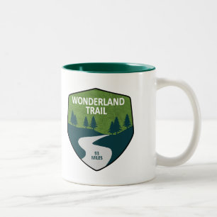 Caneca De Café Em Dois Tons Trilha Wonderland
