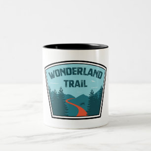 Caneca De Café Em Dois Tons Trilha Wonderland