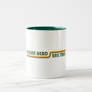 Caneca De Café Em Dois Tons Trilho-chefe indiano