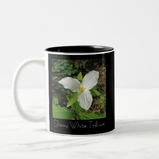 Caneca De Café Em Dois Tons Trillium branco Showy