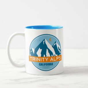 Caneca De Café Em Dois Tons Trinity Alps Califórnia