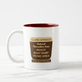 Caneca De Café Em Dois Tons Trinity Lake Coffee Mug