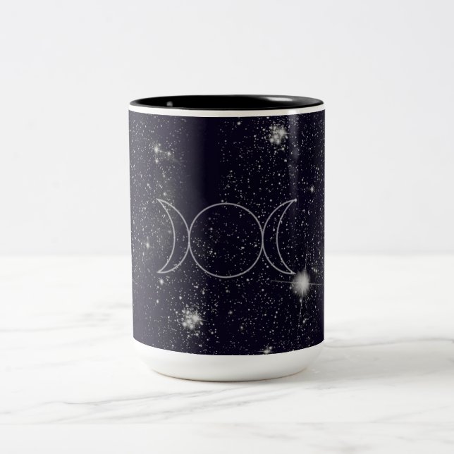 Caneca De Café Em Dois Tons Triple Goddess Mug (Centro)