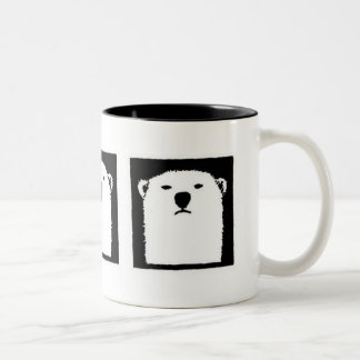 Caneca De Café Em Dois Tons Triptych de Iorek