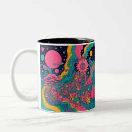 Caneca De Café Em Dois Tons Triquete