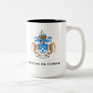 Caneca De Café Em Dois Tons Tristian da Cunha* Mug