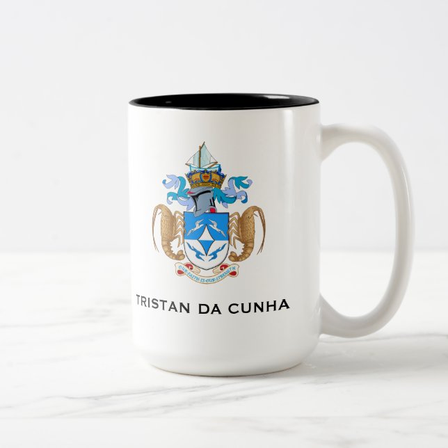 Caneca De Café Em Dois Tons Tristian da Cunha* Mug (Direita)