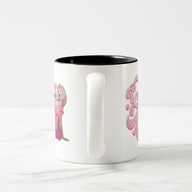 Caneca De Café Em Dois Tons Trixie Mattel - Crescido (Alça)