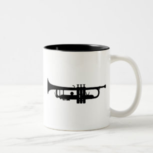 Caneca De Café Em Dois Tons trombeta