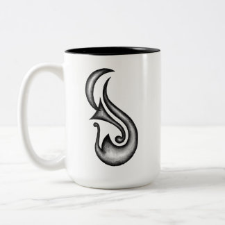 Caneca De Café Em Dois Tons Trompete da Lua