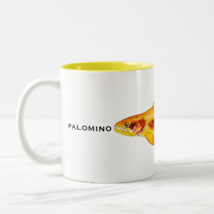Caneca De Café Em Dois Tons Trout Mug Mug de peixe