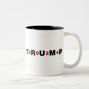 Caneca De Café Em Dois Tons Trump 2024 Red