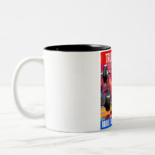 CANECA DE CAFÉ EM DOIS TONS TRUMP 2024 TORNA A AMÉRICA FORTE