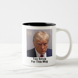 Caneca De Café Em Dois Tons Trump Mug "Demasiado Para Esta Caneca"