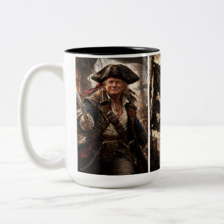 Caneca De Café Em Dois Tons Trump o Pirata