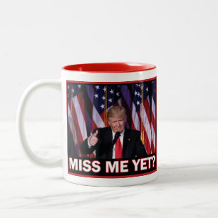 Caneca De Café Em Dois Tons Trump Sentiu Minha Falta Ainda