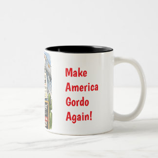 Caneca De Café Em Dois Tons Trump Tacos (Satire!)