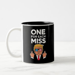 Caneca De Café Em Dois Tons Trump Um Para Cada Erro