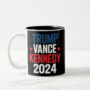 Caneca De Café Em Dois Tons Trump Vance Kennedy Presidente Eleição 2024 