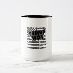 Caneca De Café Em Dois Tons Trump Won 2024
