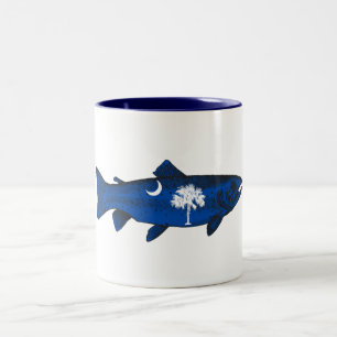 Caneca De Café Em Dois Tons Truta da Carolina do Sul