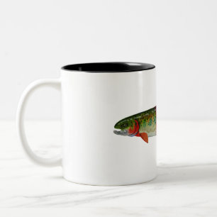Caneca De Café Em Dois Tons Truta Redband do Rio Columbia; Mug