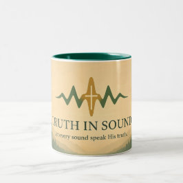 Caneca De Café Em Dois Tons Truth in Sound Official Merch Landscape