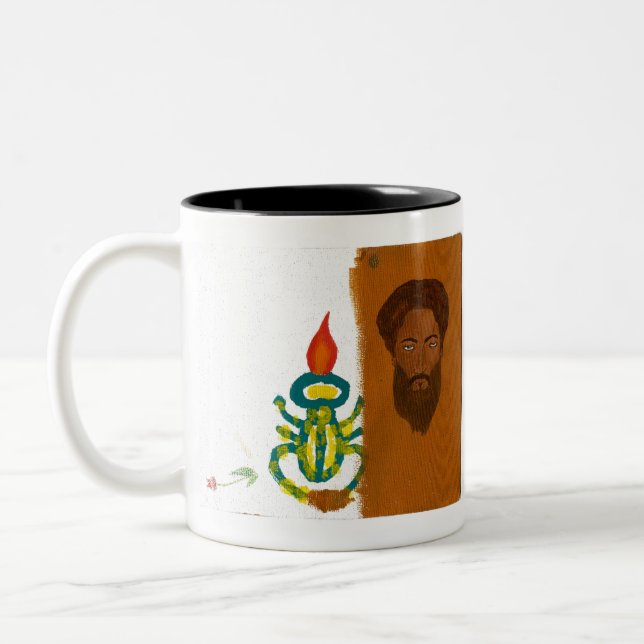 CANECA DE CAFÉ EM DOIS TONS TST/FLO ART (Esquerda)