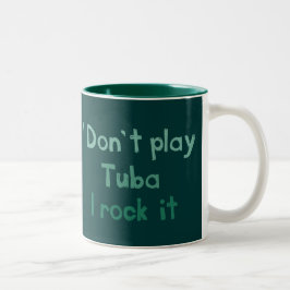 Caneca De Café Em Dois Tons Tuba Rock It Mug