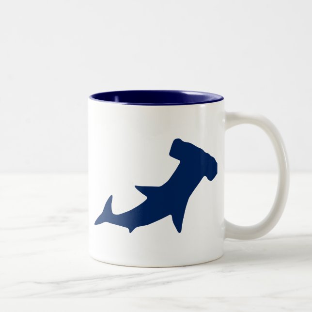 Caneca De Café Em Dois Tons Tubarão-martelo (Direita)