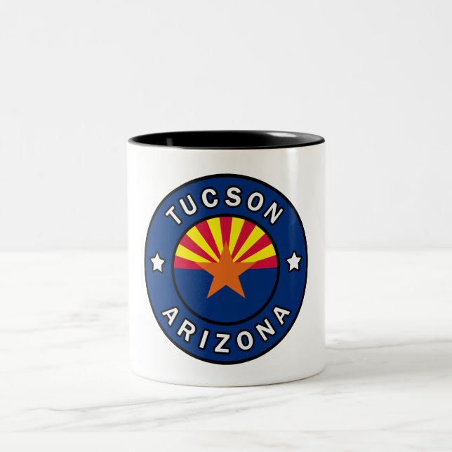 Caneca De Café Em Dois Tons Tucson Arizona (Centro)