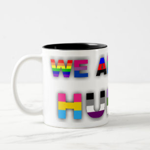 Caneca De Café Em Dois Tons Tudo Humano Branco
