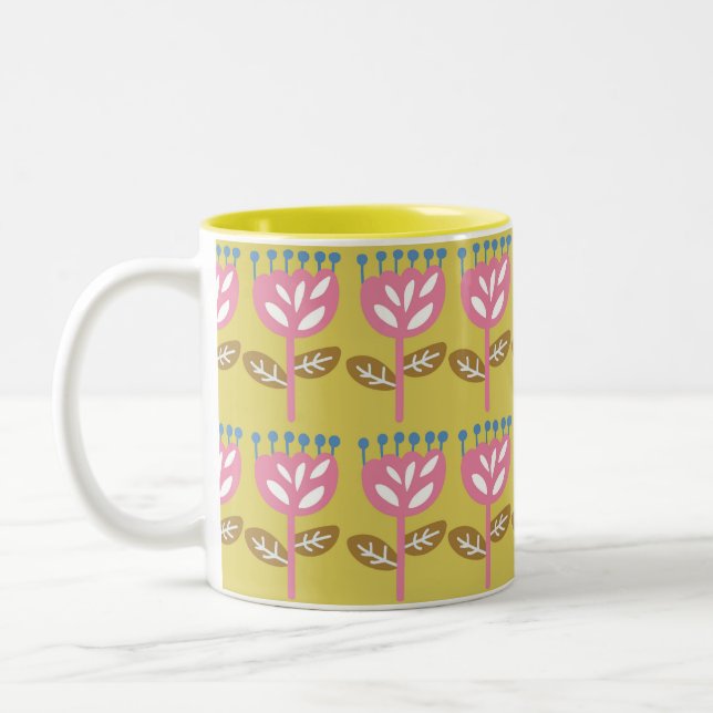 Caneca De Café Em Dois Tons Tulip Mustard (Esquerda)