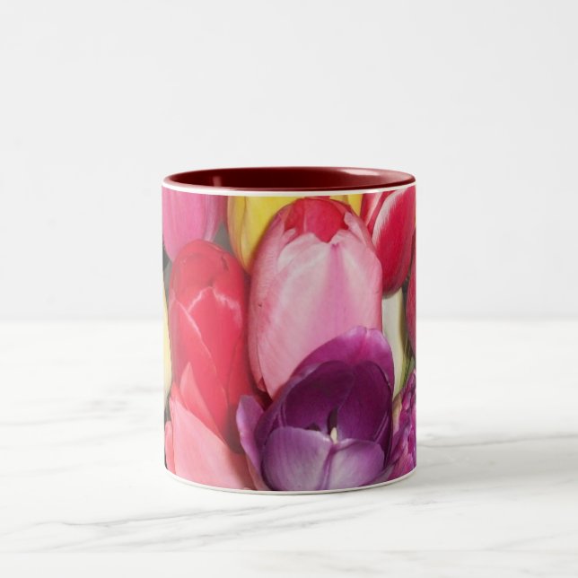 Caneca De Café Em Dois Tons Tulips diz tudo (Centro)