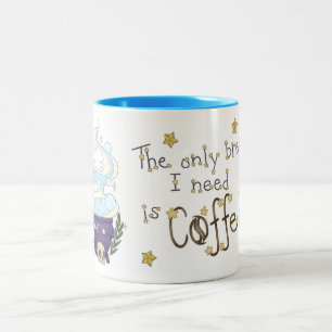 Caneca De Café Em Dois Tons Tumba de café com dois tons de bruxa