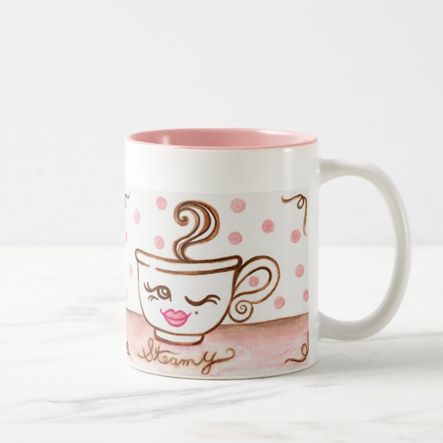 Caneca De Café Em Dois Tons Tumg de Café Retro (Direita)