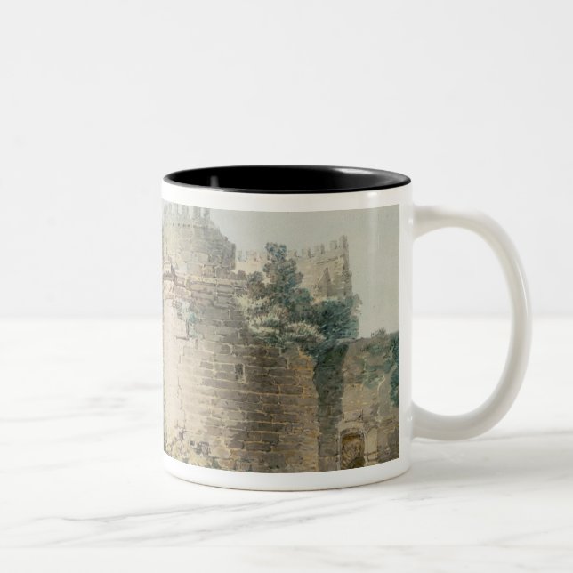 Caneca De Café Em Dois Tons Túmulo de Cecilia Metella, Roma (Direita)