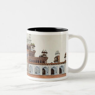 Caneca De Café Em Dois Tons Túmulo do imperador Akbur em Secundra