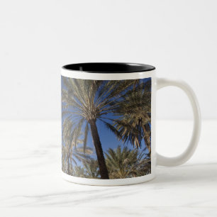 Caneca De Café Em Dois Tons Tunísia, Deserto do Saara, Douz, Zone Touristique,
