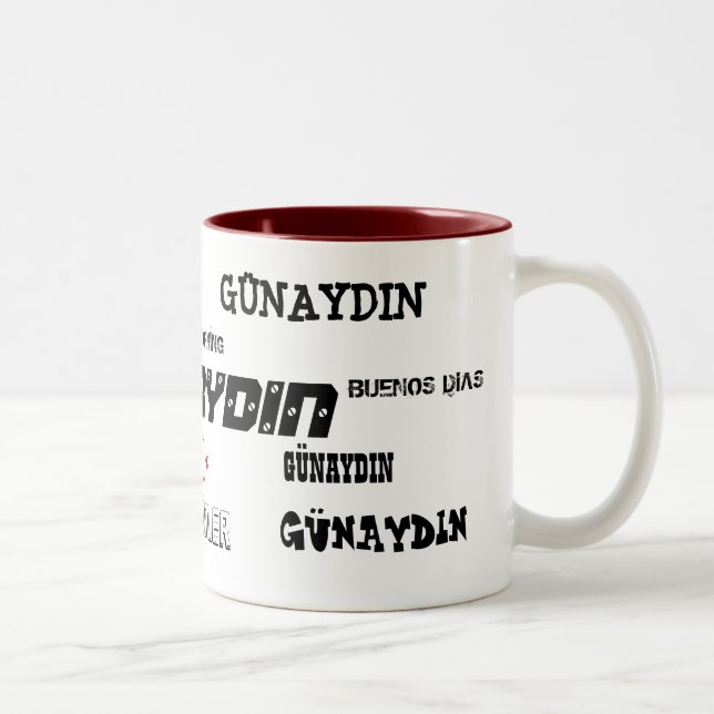 Caneca De Café Em Dois Tons Turkiye Bardak (Direita)
