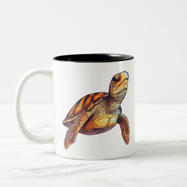 Caneca De Café Em Dois Tons Turle (Esquerda)