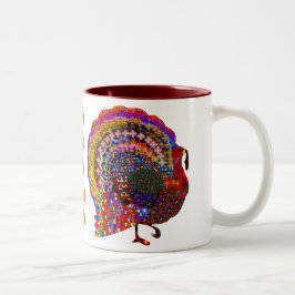 Caneca De Café Em Dois Tons Turquia Jeweled
