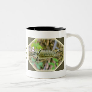 Caneca De Café Em Dois Tons Tussock Moth Caterillar
