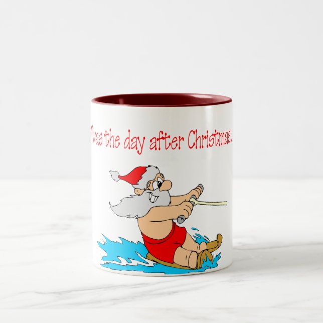 Caneca De Café Em Dois Tons Twas The Day After Christmas (Centro)