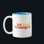 Caneca De Café Em Dois Tons Twenty Good Summers<br><div class="desc">Just like the podcast,  only drinkable.</div>
