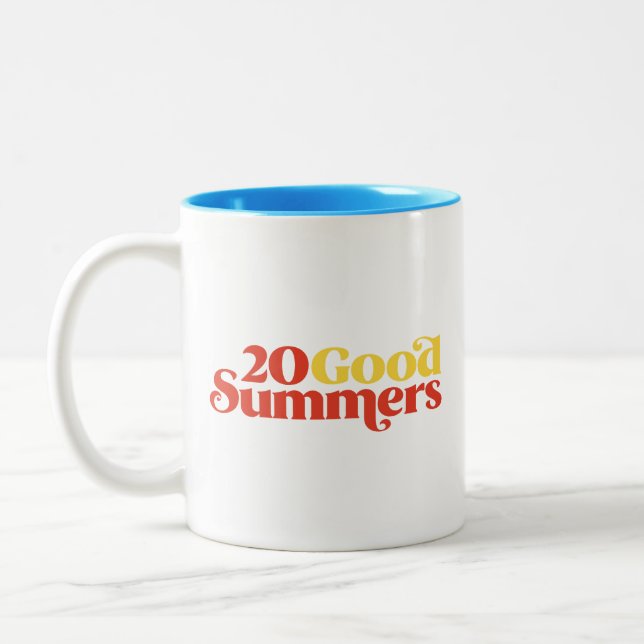 Caneca De Café Em Dois Tons Twenty Good Summers (Esquerda)