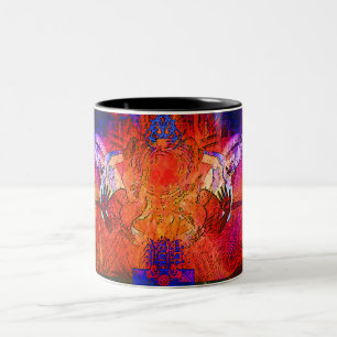 Caneca De Café Em Dois Tons twinvamp